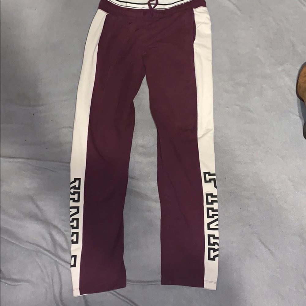 Pink Victoria’s Secret sweatpants